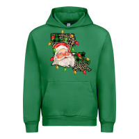 Emerald Louisiana map christmas santa Urban Hoodie - FaDigitalArtStudio