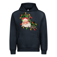Navy Louisiana map christmas santa Urban Hoodie - FaDigitalArtStudio