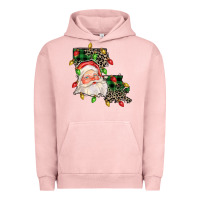 Pigment Salmon Louisiana map christmas santa Urban Hoodie - FaDigitalArtStudio