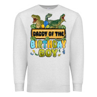 Oatmeal Heather daddy of the birthday boy Premium Sweatshirt - MaliasSmallBusiness