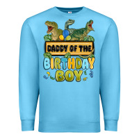 Ocean Blue daddy of the birthday boy Premium Sweatshirt - MaliasSmallBusiness