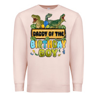 Pale Pink daddy of the birthday boy Premium Sweatshirt - MaliasSmallBusiness