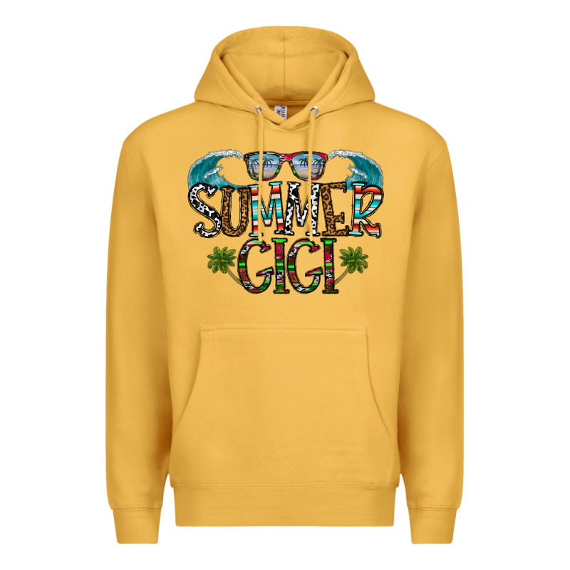 Summer Gigi Premium Hoodie by CowhideDigitalArt | Teevron