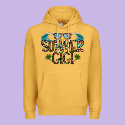 Summer Gigi Premium Hoodie Designed By Cowhidedigitalart
