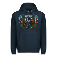 Navy summer gigi Premium Hoodie - CowhideDigitalArt