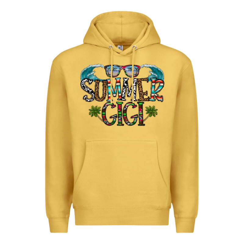 Summer Gigi Premium Hoodie by CowhideDigitalArt | Teevron