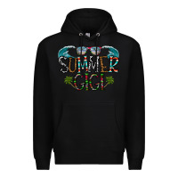 Black summer gigi Premium Hoodie - CowhideDigitalArt