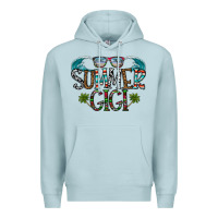 Blue Mist summer gigi Premium Hoodie - CowhideDigitalArt