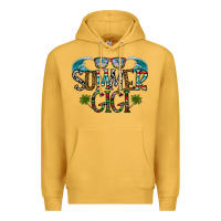 Mustard summer gigi Premium Hoodie - CowhideDigitalArt