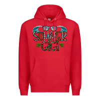 Red summer gigi Premium Hoodie - CowhideDigitalArt