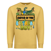 Antique Gold sister of the birthday boy Premium Sweatshirt - MaliasSmallBusiness