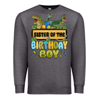 Charcoal Heather sister of the birthday boy Premium Sweatshirt - MaliasSmallBusiness
