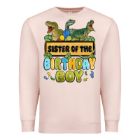 Pale Pink sister of the birthday boy Premium Sweatshirt - MaliasSmallBusiness