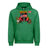 Emerald america soldier truck Urban Hoodie - CowhideDigitalArt
