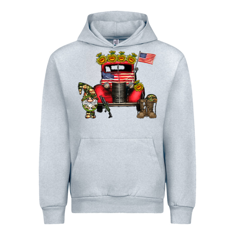 America Soldier Truck Urban Hoodie by CowhideDigitalArt | Teevron