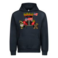 Navy america soldier truck Urban Hoodie - CowhideDigitalArt