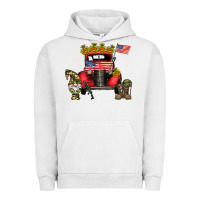 Pigment Lunar Rock america soldier truck Urban Hoodie - CowhideDigitalArt