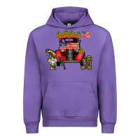 Tulip america soldier truck Urban Hoodie - CowhideDigitalArt