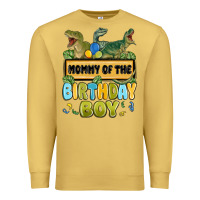 Antique Gold mommy of the birthday boy Premium Sweatshirt - MaliasSmallBusiness