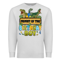 Dove Grey mommy of the birthday boy Premium Sweatshirt - MaliasSmallBusiness