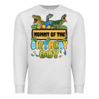 Oatmeal Heather mommy of the birthday boy Premium Sweatshirt - MaliasSmallBusiness
