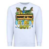 White mommy of the birthday boy Premium Sweatshirt - MaliasSmallBusiness