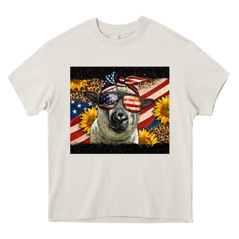 Western 4th Of July Sheep Heavy Core Tee by LillyAllenDesigns | Teevron