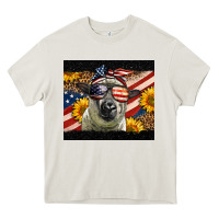 Cream Western 4th Of July Sheep Heavy Core Tee - LillyAllenDesigns