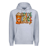 Heather Grey spice spice baby Premium Hoodie - RacoonDesign
