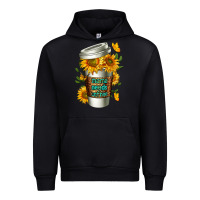 Black Mama Needs Coffee Cup Urban Hoodie - FaDigitalArtStudio
