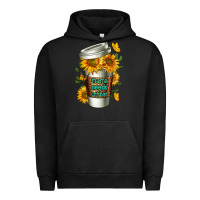 Pigment Black Mama Needs Coffee Cup Urban Hoodie - FaDigitalArtStudio