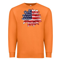 Carrot american flag sunflower Premium Sweatshirt - MaliasSmallBusiness