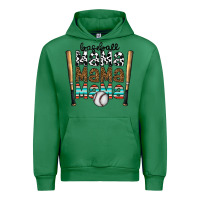 Emerald baseball mama mama mama Urban Hoodie - CowhideDigitalArt
