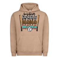 Pigment Burro baseball mama mama mama Urban Hoodie - CowhideDigitalArt