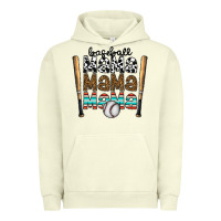 Pigment Pistachio baseball mama mama mama Urban Hoodie - CowhideDigitalArt