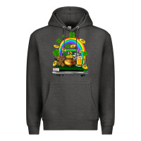 St Patricks Shamrock Gold Beer Truck Premium Hoodie | Teevron