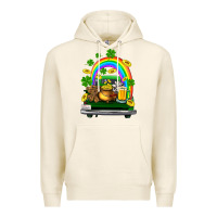 Tofu st patricks shamrock gold beer truck Premium Hoodie - FaDigitalArtStudio