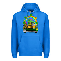 True Royal st patricks shamrock gold beer truck Premium Hoodie - FaDigitalArtStudio