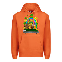 Carrot st patricks shamrock gold beer truck Premium Hoodie - FaDigitalArtStudio