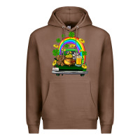 Chestnut st patricks shamrock gold beer truck Premium Hoodie - FaDigitalArtStudio
