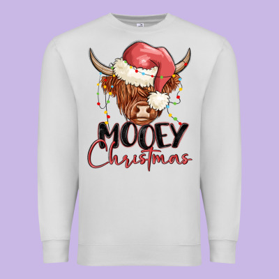 Premium Sweatshirt mooey christmas