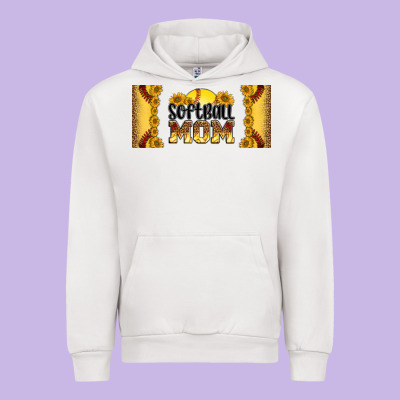 Leopard Softball Mom 16oz Libbey Glass Urban Hoodie Designed By Hra Design Shop