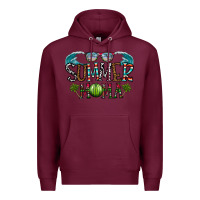 Burgundy summer mama Premium Hoodie - CowhideDigitalArt