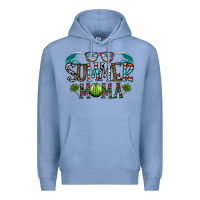 Colony Blue summer mama Premium Hoodie - CowhideDigitalArt