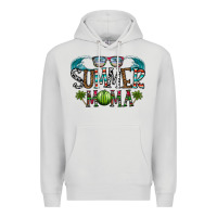 Dove Grey summer mama Premium Hoodie - CowhideDigitalArt