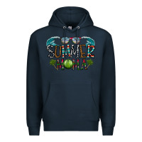 Navy summer mama Premium Hoodie - CowhideDigitalArt
