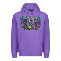 Purple summer mama Premium Hoodie - CowhideDigitalArt