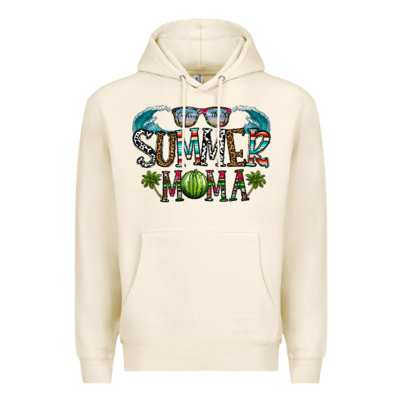 Summer Mama Premium Hoodie by CowhideDigitalArt | Teevron