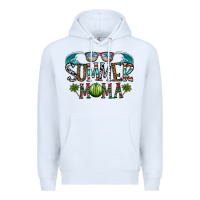 White summer mama Premium Hoodie - CowhideDigitalArt
