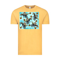 Vintage Mustard spinosaurus Vintage Tee - Artiststas